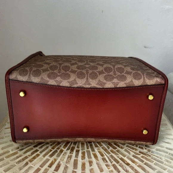NWT COACH Field Carriage & Signature Coated Canvas Tote - Picture 9 of 11